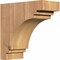Ekena Millwork Pescadero Smooth Corbel, Western Red Cedar, 3 1/2"W x 8"D x 8"H COR04X08X08PEC00SWR - alternate 1